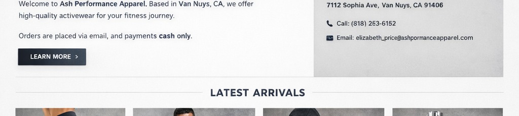 Brand information preview