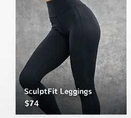 SculptFit High‑Waist Leggings product photo