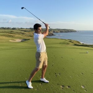 MEN BERMUDA - KHAKI